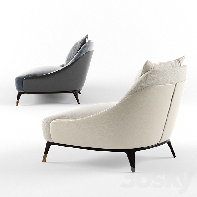 Covet Deep Desire Upholstered Chair 3DSMax File - thumbnail 2