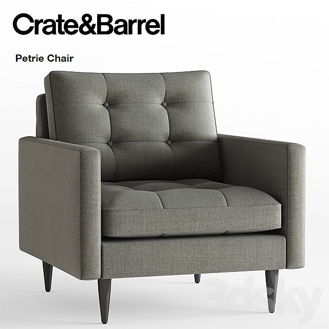 Crate and Barrel _ Petrie Chair 3DSMax File - thumbnail 1