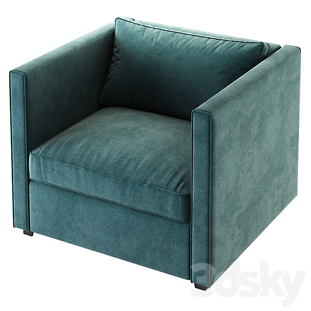 Crate and Barrel _ Torrey Chair 3ds Max - thumbnail 2