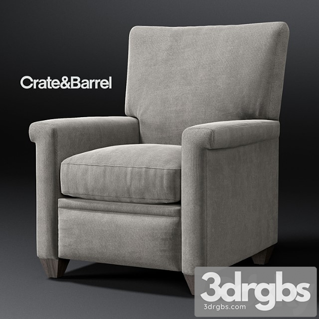 Crate and barrel declan reclainer 3dsmax Download - thumbnail 1