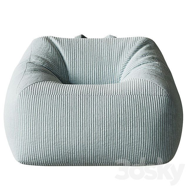 Crate and Barrel Kids Lounge Chair 3DS Max Model - thumbnail 5