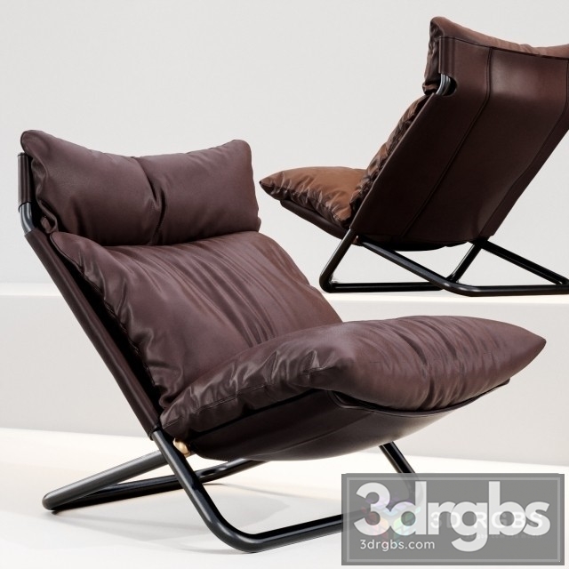 Cross High Armchair Arflex 3dsmax Download - thumbnail 1