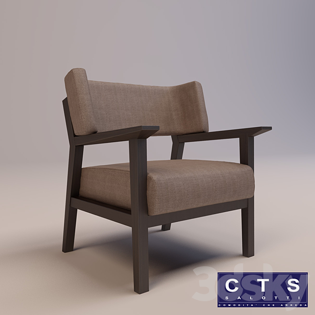 cts salotti WOOD 3DSMax File - thumbnail 1