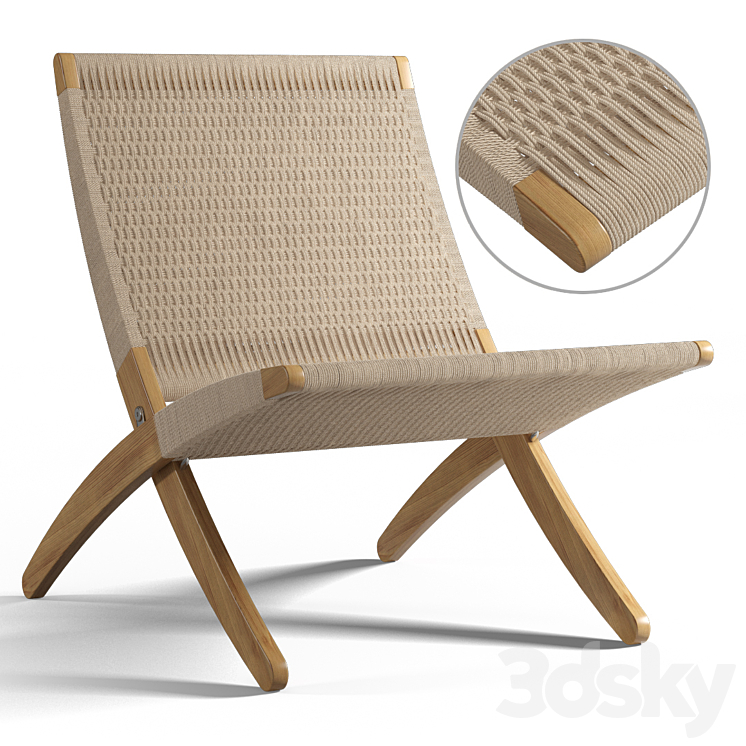 Cuba chair 3DS Max - thumbnail 1