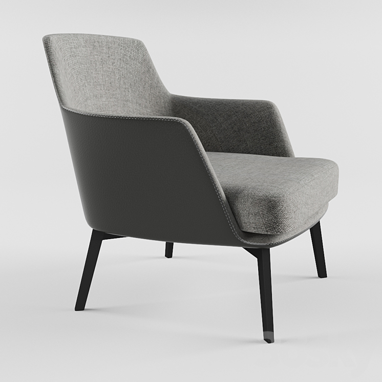 Cullen_Lounge Chair 3DS Max - thumbnail 2