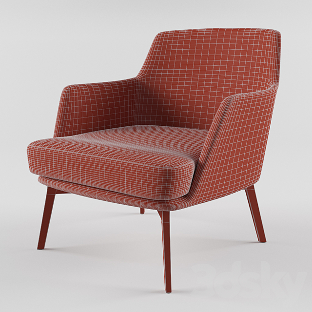 Cullen_Lounge Chair 3DSMax File - thumbnail 3