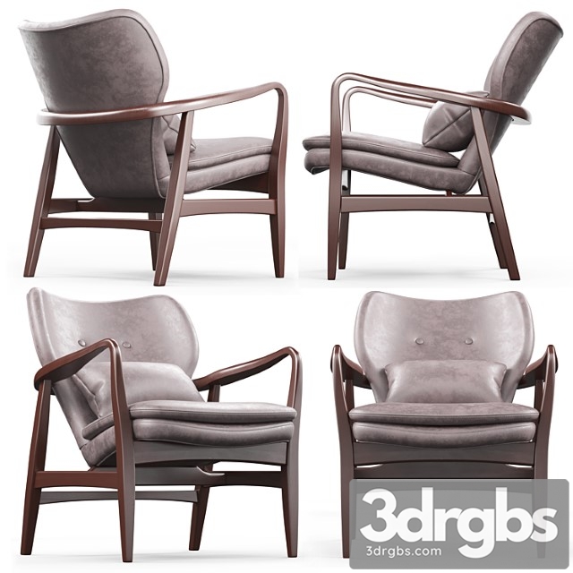 Cult living hampton armchair 3dsmax Download - thumbnail 1