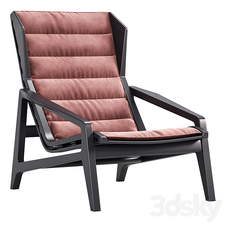 D.156.3 Armchair by Molteni & C 3DS Max Model - thumbnail 1