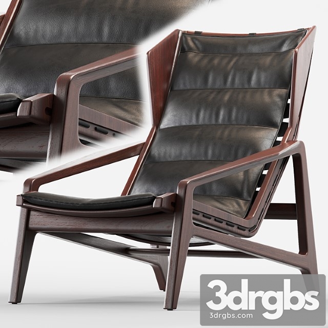 D 156 3 Armchairs 3dsmax Download - thumbnail 1