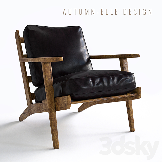 Dale Lounge Chair 3ds Max - thumbnail 1