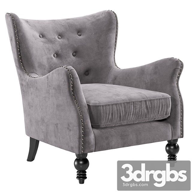 Dallas armchair 3dsmax Download - thumbnail 1