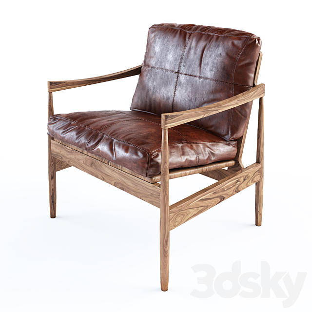 Dan Form hermes lounge chair 3DSMax File - thumbnail 1