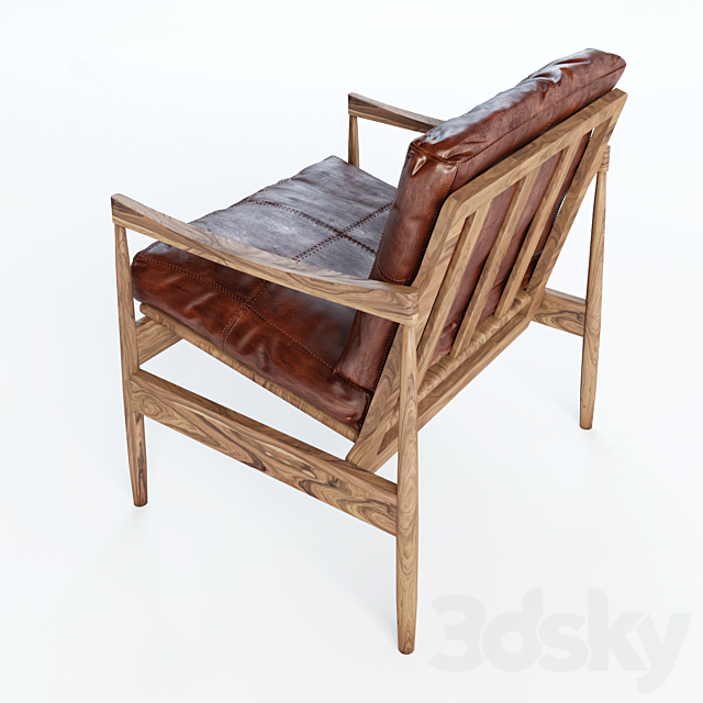 Dan Form hermes lounge chair 3DSMax File - thumbnail 2