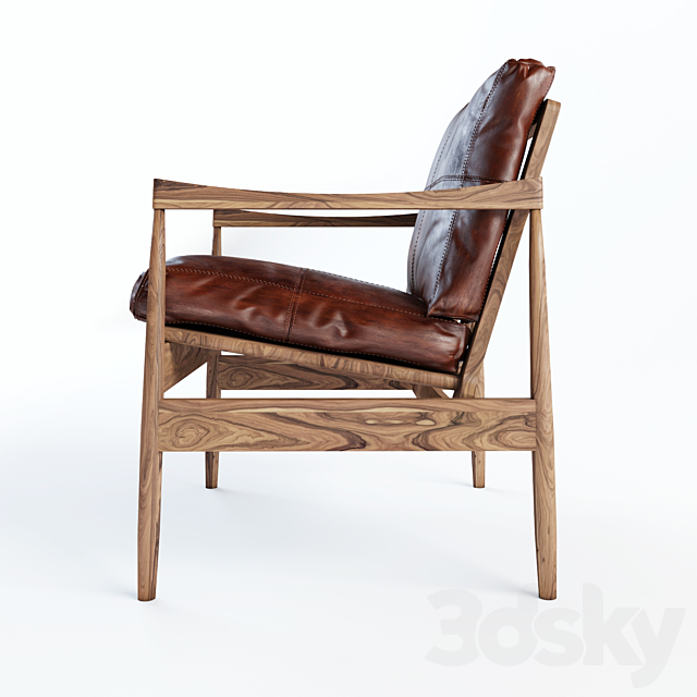 Dan Form hermes lounge chair 3DSMax File - thumbnail 3