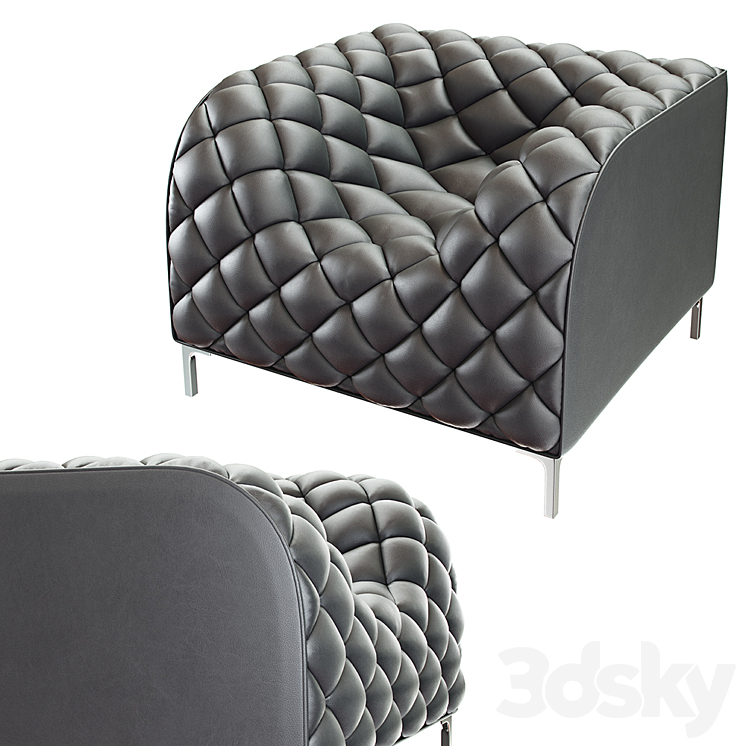 Dana chair 3DS Max - thumbnail 2