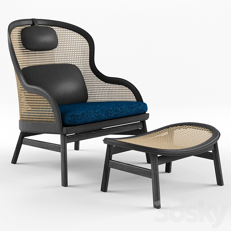 Dandy Armchair by Pierre Sindre 3DS Max - thumbnail 1