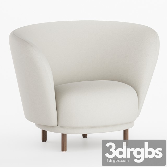 Dandy armchair massproductions 3dsmax Download - thumbnail 1