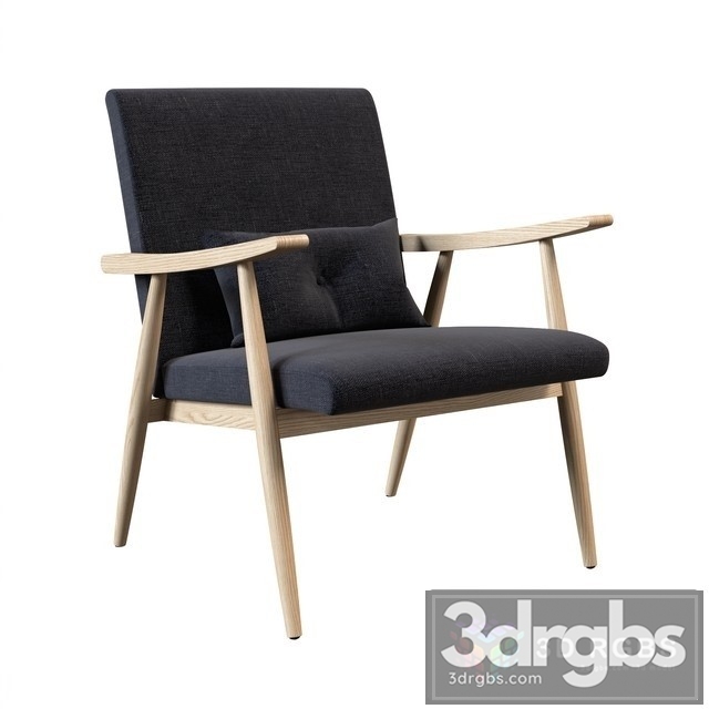 Danish Armchair 3dsmax Download - thumbnail 1