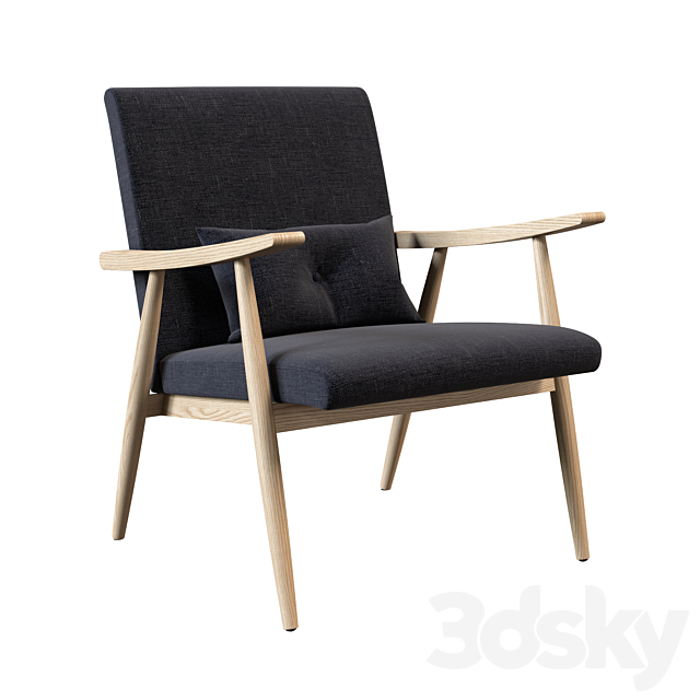 Danish Armchair 3DSMax File - thumbnail 1