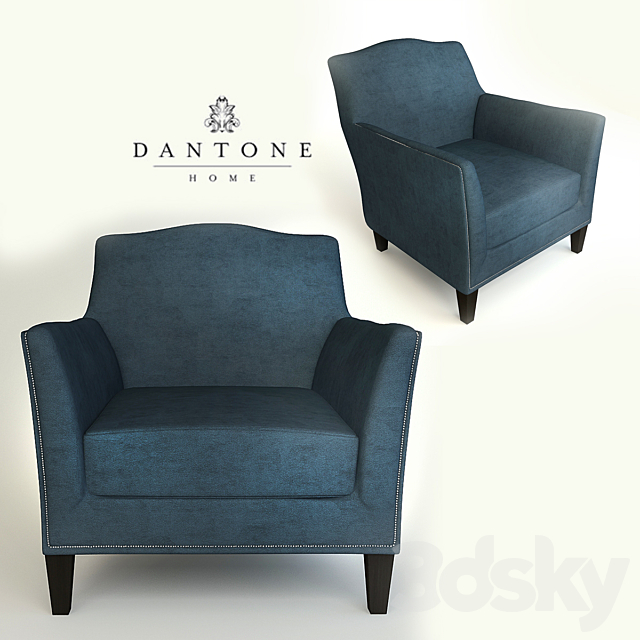 Dantone Armchair Canterbury 3ds Max - thumbnail 1