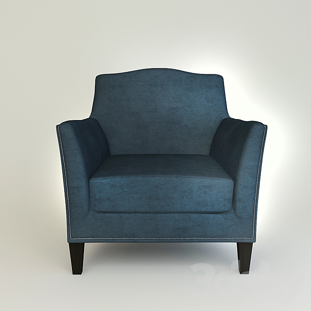 Dantone Armchair Canterbury 3ds Max - thumbnail 2