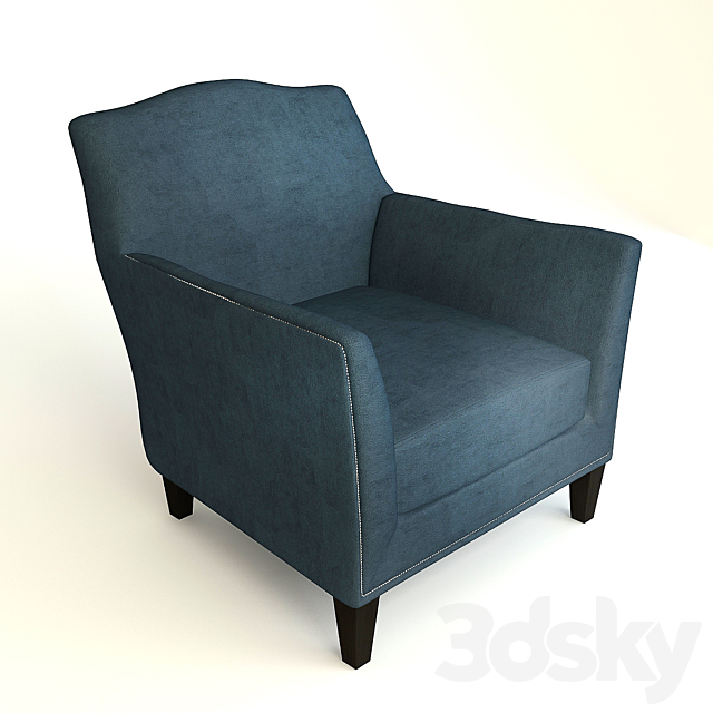 Dantone Armchair Canterbury 3ds Max - thumbnail 3