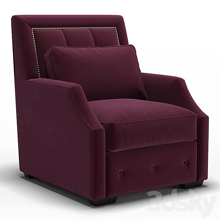 “Dantone | Armchair “”Maidstone””” 3DS Max - thumbnail 1