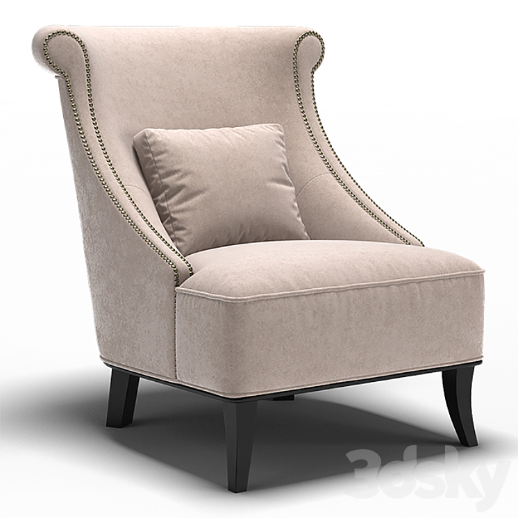 “Dantone | Chair “”Charleston Classic””” 3DS Max - thumbnail 1