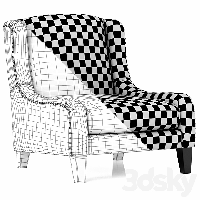 Dantone Home Armchair Loft 3DS Max Model - thumbnail 3