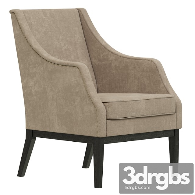 Dantone home armchair reims 3dsmax Download - thumbnail 1