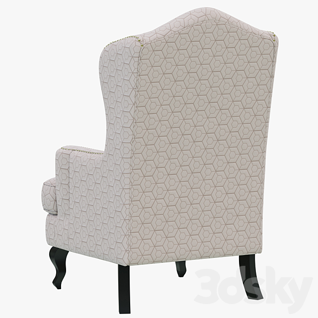 Dantone Home Bakersfield Armchair 3DSMax File - thumbnail 2