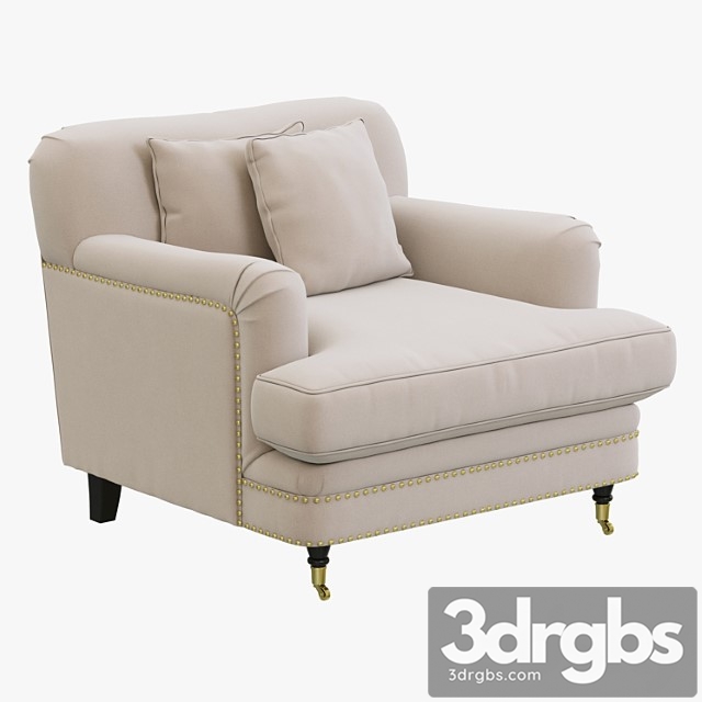 Dantone Home Bove Armchair 3dsmax Download - thumbnail 1