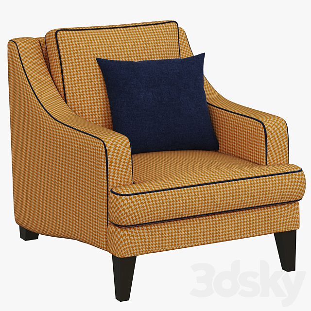 Dantone Home Laimington chair 3DSMax File - thumbnail 1