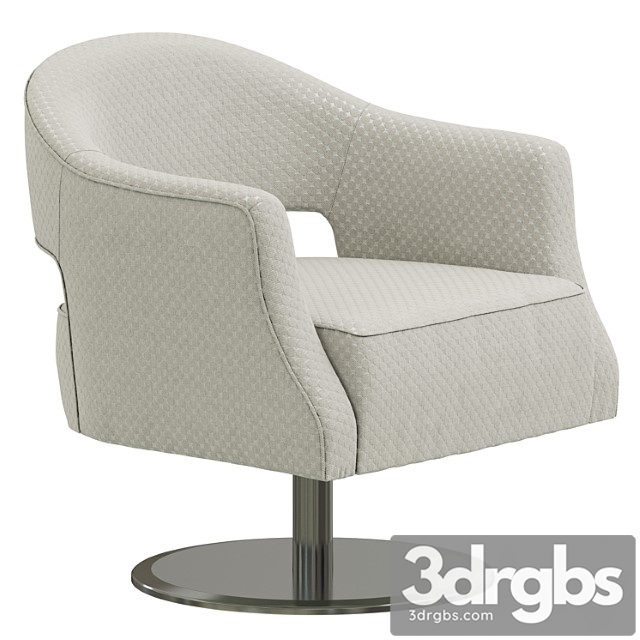 Dantone home whitney chair swivel 3dsmax Download - thumbnail 1