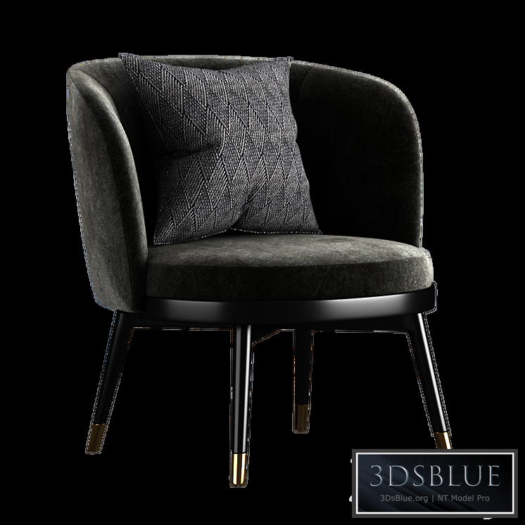 Daphne Armchair by Porada 3DS Max - thumbnail 3