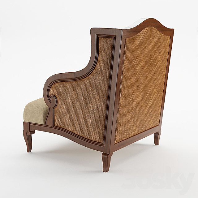 Dart Honey Club Chair 3DSMax File - thumbnail 2