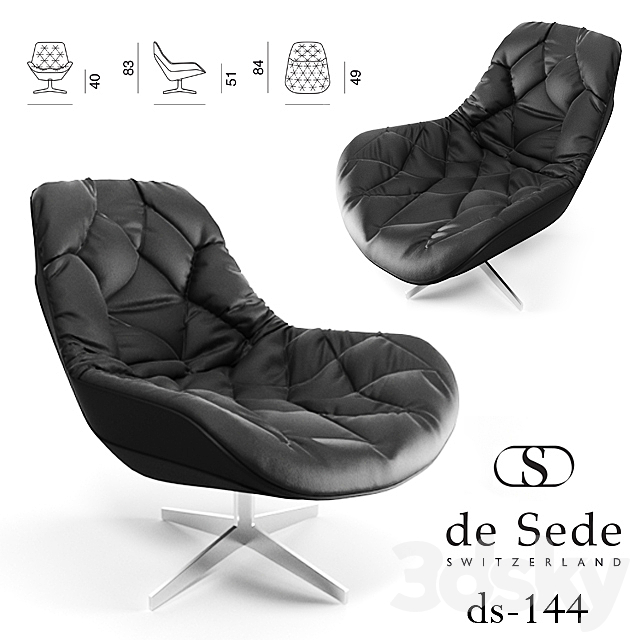 de sede ds-144 3DSMax File - thumbnail 1