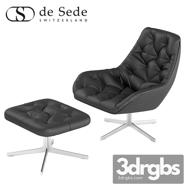 De Sede DS 144 Armchair 3dsmax Download - thumbnail 1