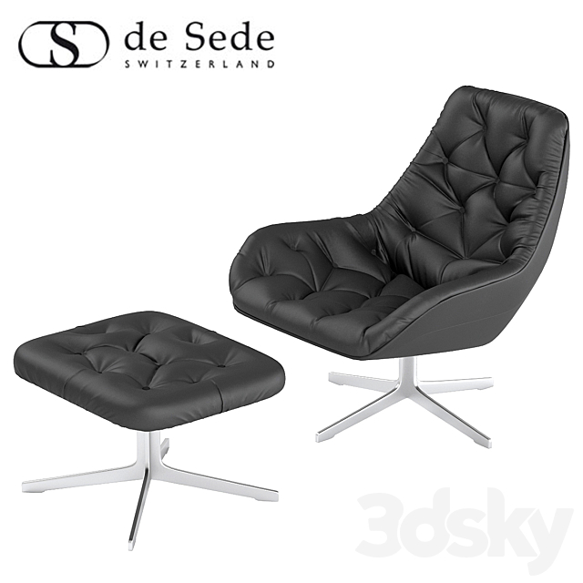 De Sede DS 144 Armchair 3DSMax File - thumbnail 1