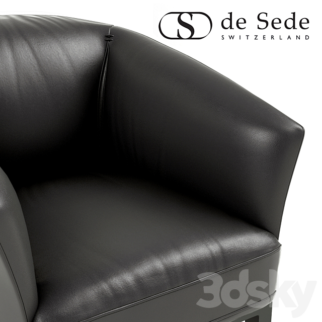 De Sede DS-292 Armchair 3DS Max Model - thumbnail 2