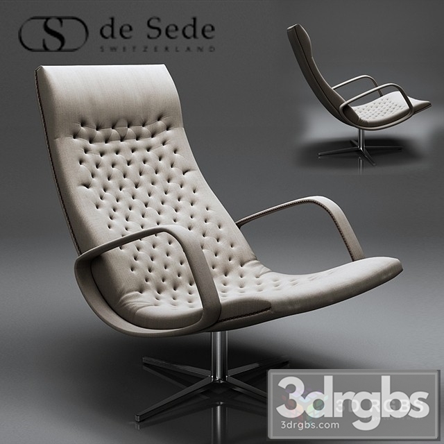 De Sede Ds 51 Armchair 3dsmax Download - thumbnail 1