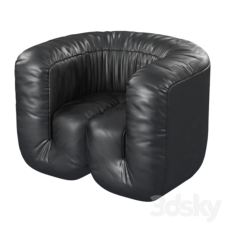 de Sede DS-707 Armchair Philippe Malouin 3DS Max Model - thumbnail 1