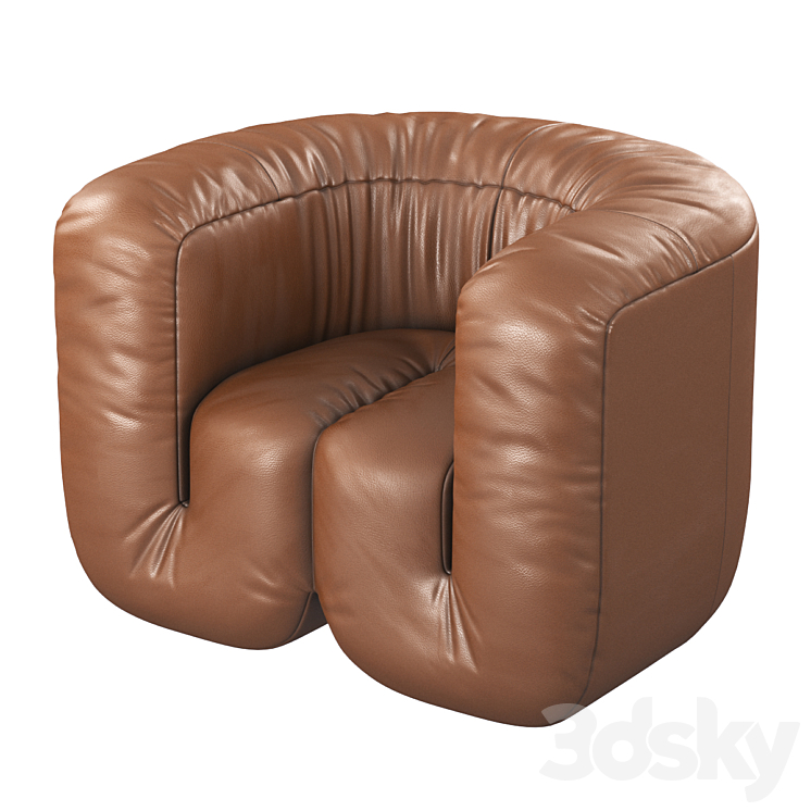 de Sede DS-707 Armchair Philippe Malouin 3DS Max Model - thumbnail 2