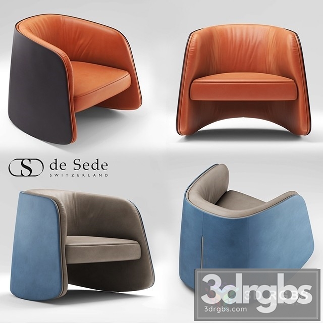 De Sede DS 900 Armchair 3dsmax Download - thumbnail 1