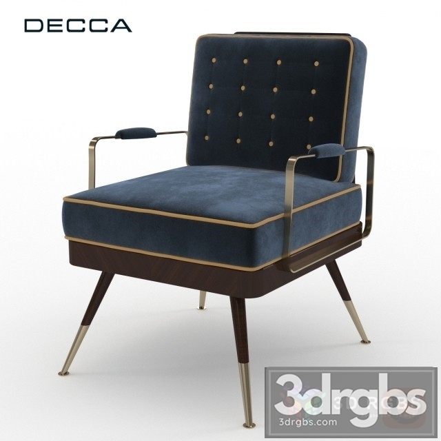 Decca Armchair 3dsmax Download - thumbnail 1