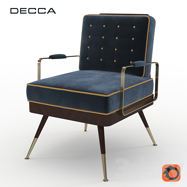 Decca Armchair 3DSMax File - thumbnail 1