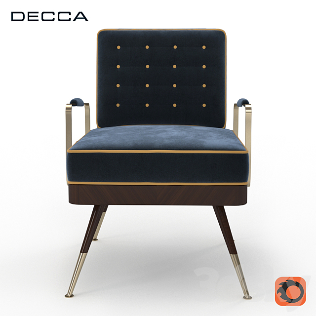 Decca Armchair 3DSMax File - thumbnail 2