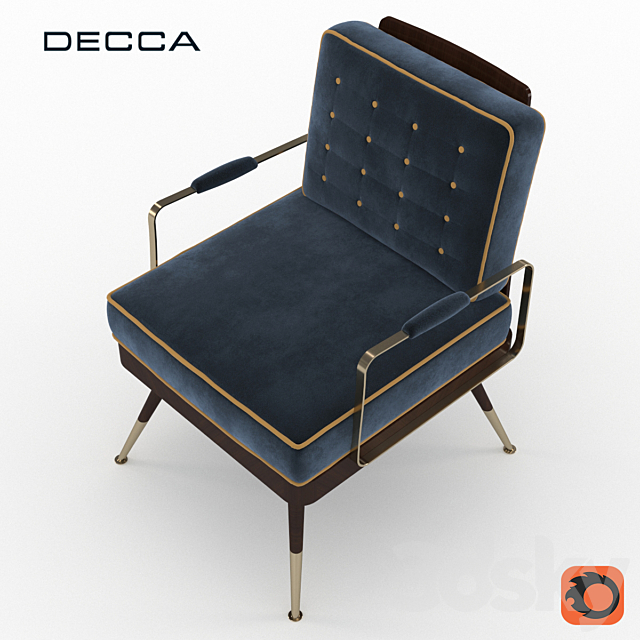 Decca Armchair 3DSMax File - thumbnail 3