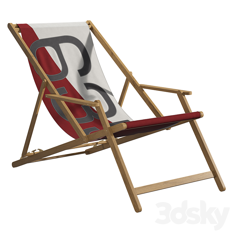 deck chair 3DS Max - thumbnail 1