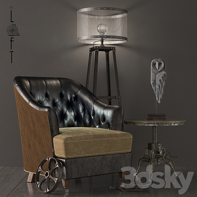 Decorative set Loft_04 3DSMax File - thumbnail 1